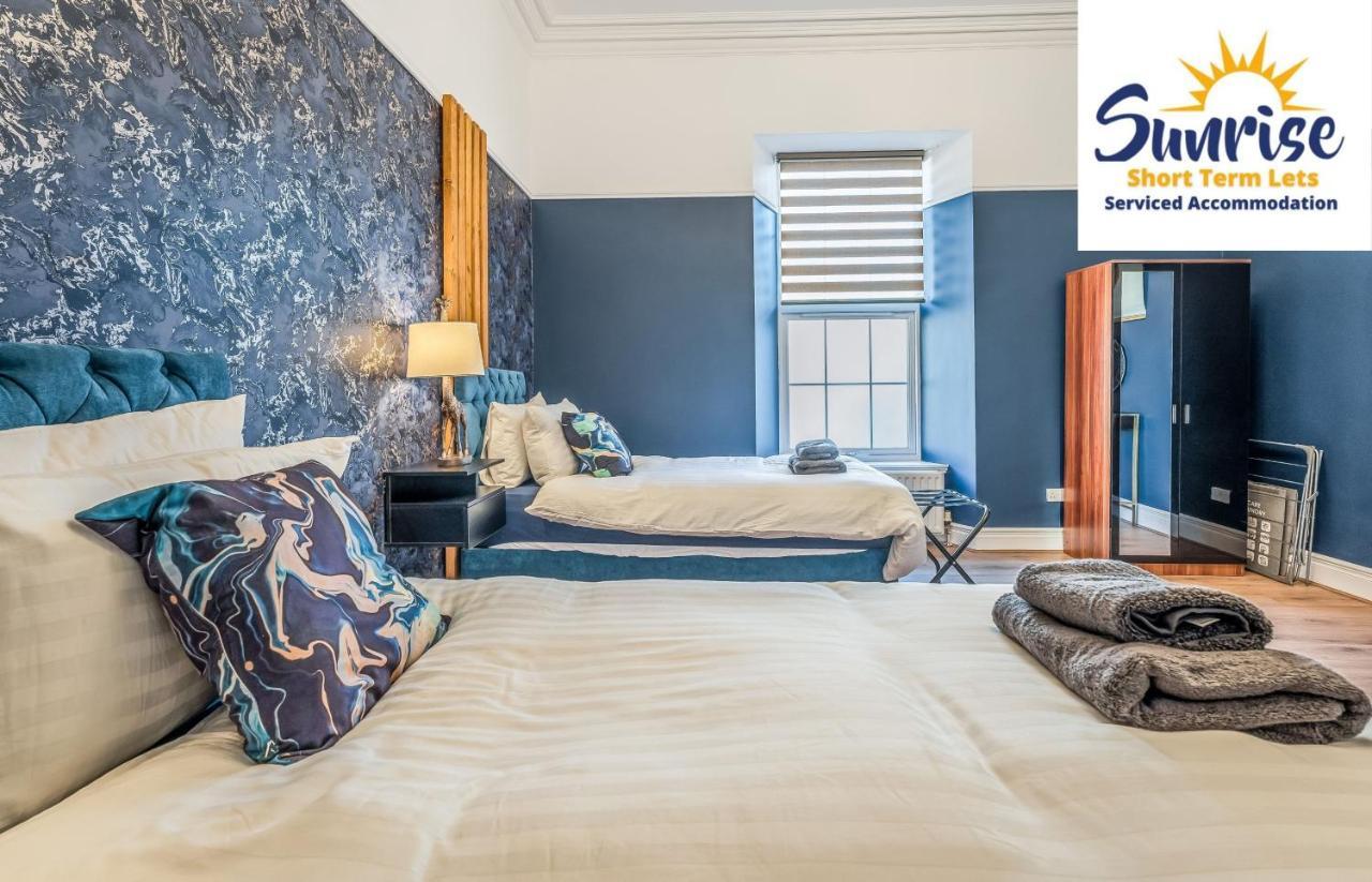 Presidential Apartment, Family Home, Luxury Bedrooms, 2 Rooms, 1 King Bed, 2 Single Beds, Free Wifi, Free Parking, Tourists, Business Travelers, Relocation, Beautiful River Views, - Long Stays, Invoice And Reduced Price Are Only Via Sunrise Short Let Dundee Exteriör bild